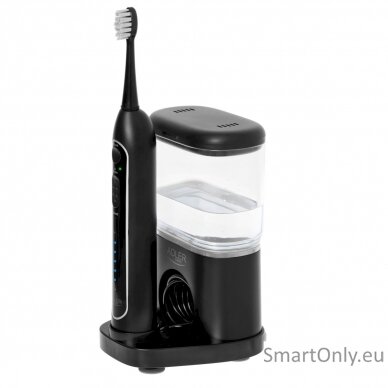 Adler 2-in-1 Water Flossing Sonic Brush | AD 2180b | Rechargeable | For adults | Number of brush heads included 2 | Number of teeth brushing modes 1 | Black