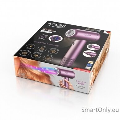 Adler AD 2270 SUPERSPEED Hair Dryer, Purple 1