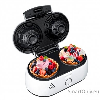 Adler AD 3062 Waffle bowl maker, White/Black Adler 3