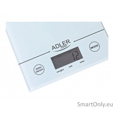 Adler | AD 3138 w | Maximum weight (capacity) 5 kg | White 4