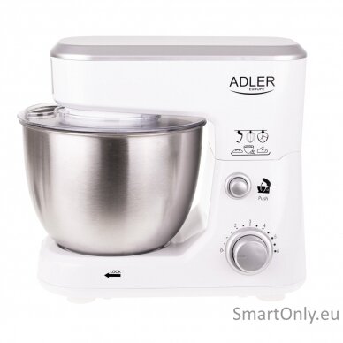 Adler AD 4216 1000 W Bowl capacity 4 L Number of speeds 6 White 2