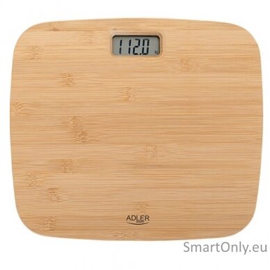 Adler Bathroom Bamboo Scale AD 8173	 Maximum weight (capacity) 150 kg, Accuracy 100 g