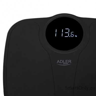 Adler Bathroom Scale AD 8172b Maximum weight (capacity) 180 kg, Accuracy 100 g, Body Mass Index (BMI) measuring, Black 3