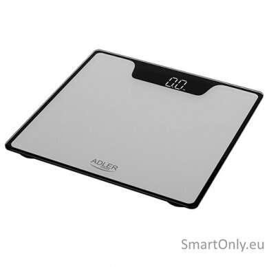 Adler Bathroom Scale AD 8174s Maximum weight (capacity) 180 kg, Accuracy 100 g, Silver 1