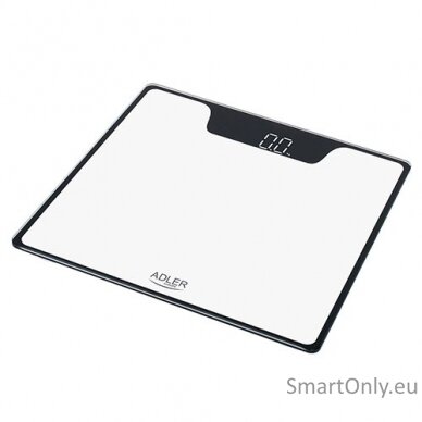 Adler Bathroom Scale AD 8174w Maximum weight (capacity) 180 kg, Accuracy 100 g, White 1