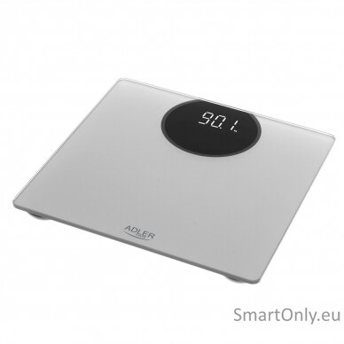 Adler Bathroom scale AD 8175	 Maximum weight (capacity) 180 kg, Accuracy 100 g, Silver 1