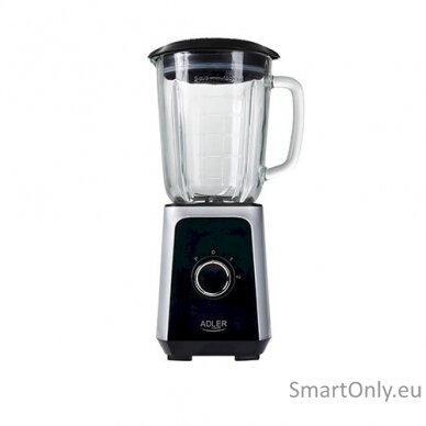 Adler Blender AD 4076 Tabletop 1000 W Jar material Glass Jar capacity 1.5 L Ice crushing Black 1