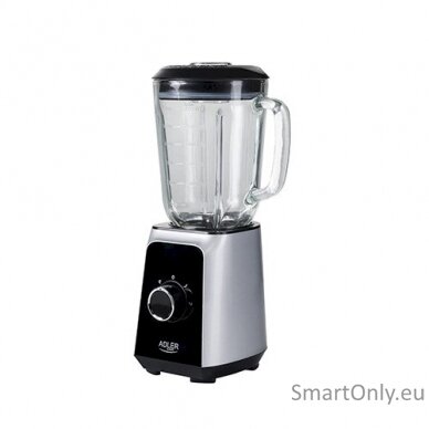 Adler Blender AD 4076 Tabletop 1000 W Jar material Glass Jar capacity 1.5 L Ice crushing Black 2