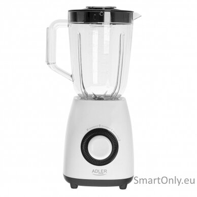 Adler Blender with jar 	AD 4085 Tabletop 1000 W Jar material Plastic Jar capacity 1.5 L White