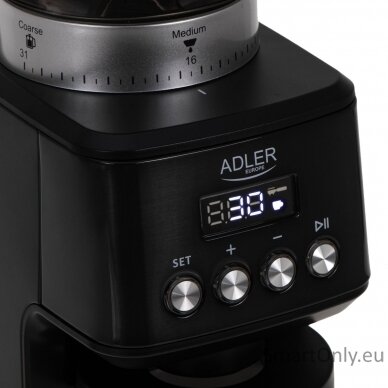 Adler Burr Coffee Grinder | AD 4300 | 180 W | Coffee beans capacity 300 g | Black 10