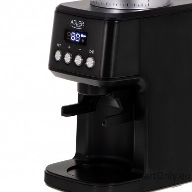 Adler Burr Coffee Grinder | AD 4300 | 180 W | Coffee beans capacity 300 g | Black 2