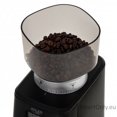 Adler Burr Coffee Grinder | AD 4300 | 180 W | Coffee beans capacity 300 g | Black 9