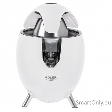 Adler Citrus Juicer AD 4013w Type  Citrus juicer White 800 W Number of speeds 1 2