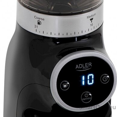 Adler | Coffee Grinder | AD 4450 Burr | 300 W | Coffee beans capacity 300 g | Number of cups 1-10 pc(s) | Black 4