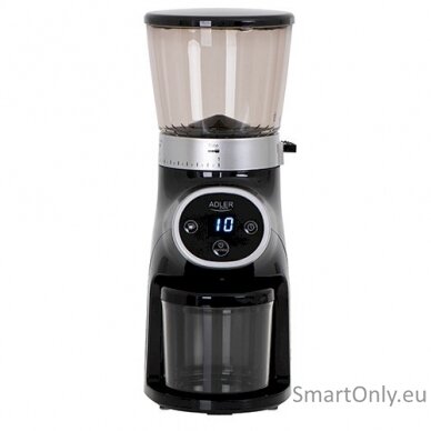 Adler | Coffee Grinder | AD 4450 Burr | 300 W | Coffee beans capacity 300 g | Number of cups 1-10 pc(s) | Black