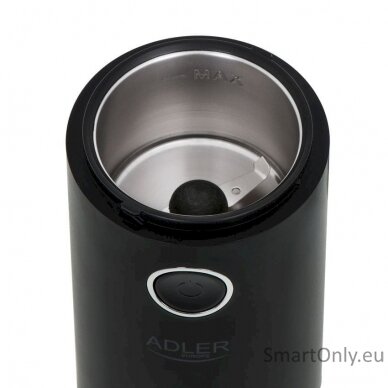 Adler | Coffee grinder | AD4446bs | 150 W | Coffee beans capacity 75 g | Lid safety switch | Black