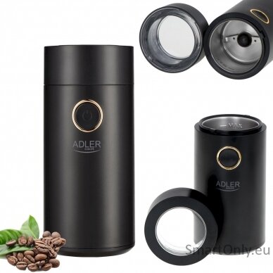 Adler | Coffee Mill | AD 4446bg | 150 W | Coffee beans capacity 75 g | Black 6