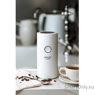 Adler | Coffee Mill | AD 4446ws | 150 W | Coffee beans capacity 75 g | White 10