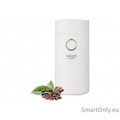 Adler | Coffee Mill | AD 4446ws | 150 W | Coffee beans capacity 75 g | White 12