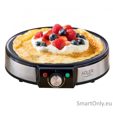 Adler Crepe Maker AD 3058 1600 W Number of pastry 1 Crepe Stainless Steel/Black 1