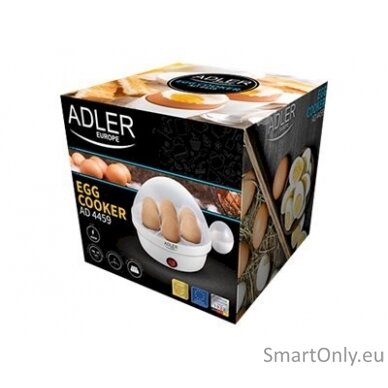 Adler Egg Boiler AD 4459 450 W White Eggs capacity 7 6