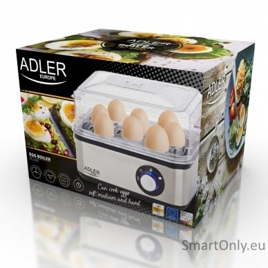 Adler Egg boiler AD 4486 Stainless steel 800 W 6