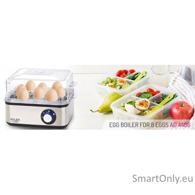 Adler Egg boiler AD 4486 Stainless steel 800 W 8