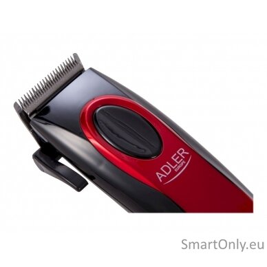 Adler Hair clipper AD 2825 Corded, Red 10