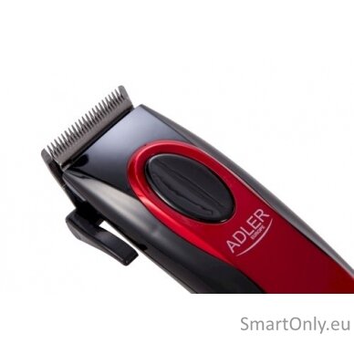 Adler Hair clipper AD 2825 Corded, Red 3