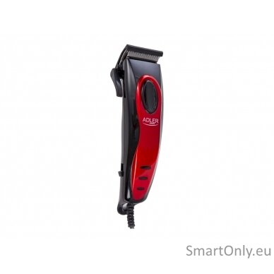 Adler Hair clipper AD 2825 Corded, Red 7