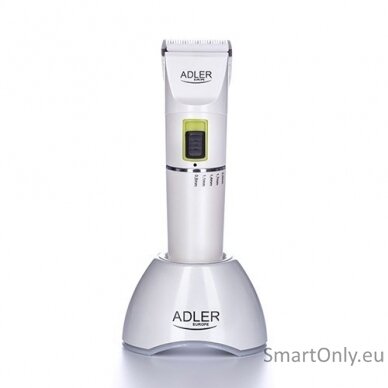 adler-hair-clipper-ad-2827-cordless-or-corded-number-of-length-steps-4-white