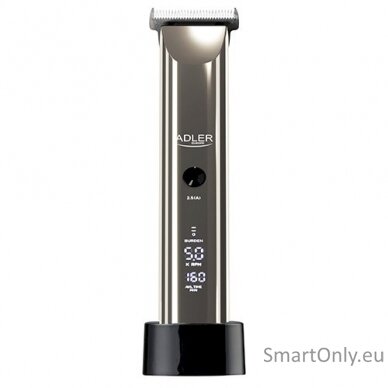 adler-hair-clipper-ad-2834-cordless-or-corded-number-of-length-steps-4-silverblack