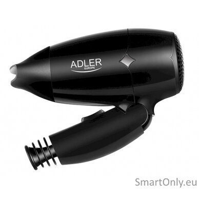 Adler Hair Dryer AD 2251 1400 W, Number of temperature settings 2, Black 1