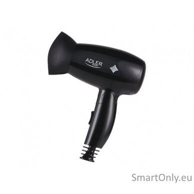 Adler Hair Dryer AD 2251 1400 W, Number of temperature settings 2, Black 4