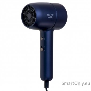 Adler Hair Dryer | AD 2279b | 1800 W | Number of temperature settings 2 | Ionic function | Blue 1