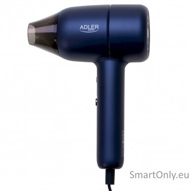 Adler Hair Dryer | AD 2279b | 1800 W | Number of temperature settings 2 | Ionic function | Blue 2