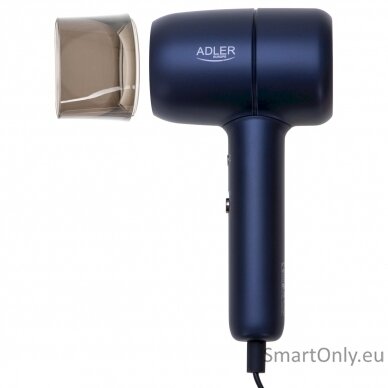 Adler Hair Dryer | AD 2279b | 1800 W | Number of temperature settings 2 | Ionic function | Blue 3