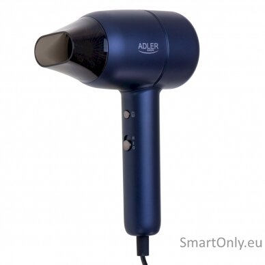 Adler Hair Dryer | AD 2279b | 1800 W | Number of temperature settings 2 | Ionic function | Blue