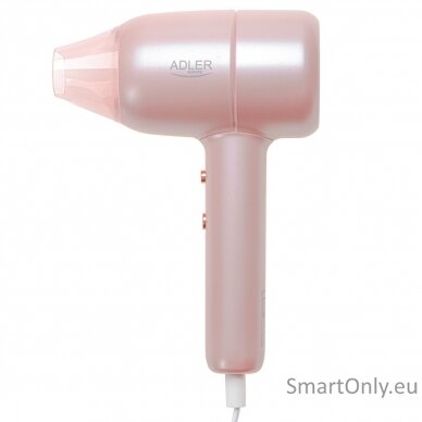 Adler Hair Dryer | AD 2279p | 1800 W | Number of temperature settings 2 | Ionic function | Pink 2