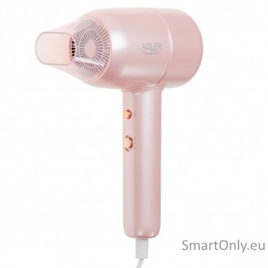 Adler Hair Dryer | AD 2279p | 1800 W | Number of temperature settings 2 | Ionic function | Pink