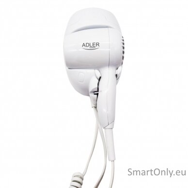 Adler Hair dryer for hotel and swimming pool AD 2252	 1600 W, Number of temperature settings 2, White 1