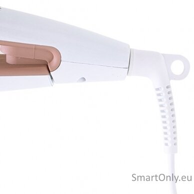 Adler Hair Straightener AD 2321 Warranty 24 month(s), Ceramic heating system, Display LCD, Temperature (min) 140 °C, Temperature (max) 220 °C, 45 W, Pearl White 5