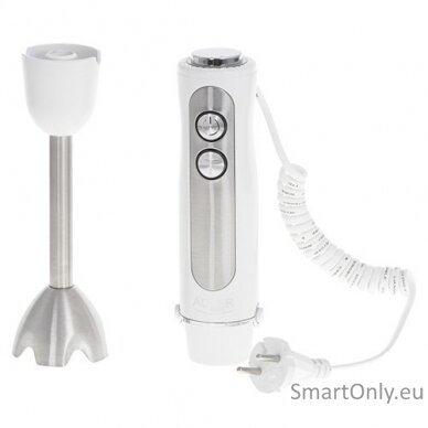 Adler Hand blender AD 4625w Hand Blender 1500 W Number of speeds 5 Turbo mode White 3