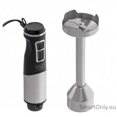 Adler | Hand Blender | AD 4628 | Hand Blender | 1900 W | Number of speeds 1 | Turbo mode | Ice crushing | Stainless Steel/Black 3