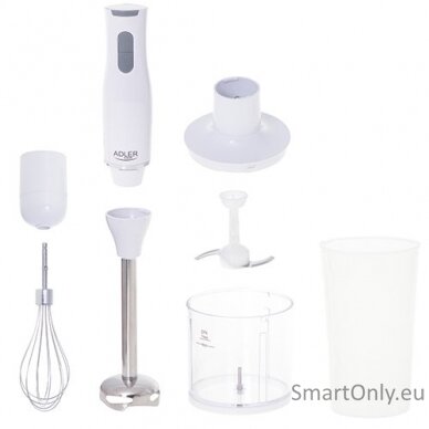 Adler Hand blender set AD 4620 Hand Blender 800 W Number of speeds 2 Chopper White 6