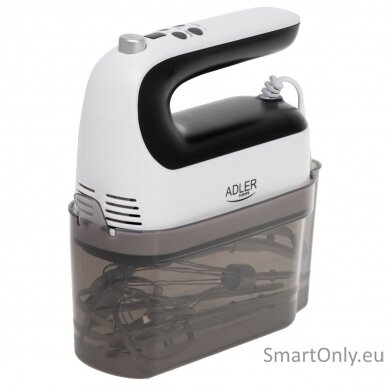 Adler Hand Mixer | AD 4229 | Hand Mixer | 600 W | Number of speeds 9 | Turbo mode | Black/White 6