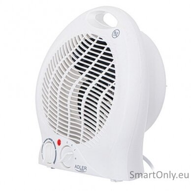 Adler Heater AD 7728 Fan Heater, 2000 W, Number of power levels 2, White 2