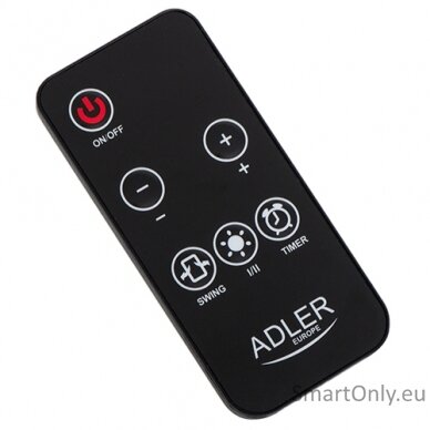 Adler Heater AD 7731 Ceramic, 2200 W, Number of power levels 2, Suitable for rooms up to 20 m², Black 4