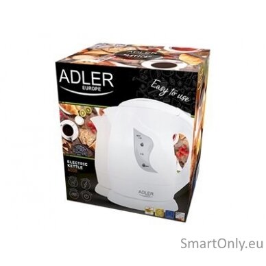 Adler Kettle AD 08 b Standard 850 W 1 L Plastic 360° rotational base Beige 9