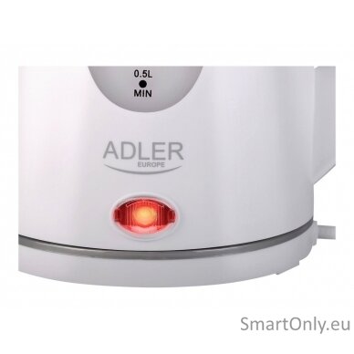 Adler Kettle AD 1207 Standard 2000 W 1.5 L Plastic 360° rotational base White 11